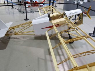 Exhibit in the Hiller Aviation Museum, San Carlos, California, USA.
