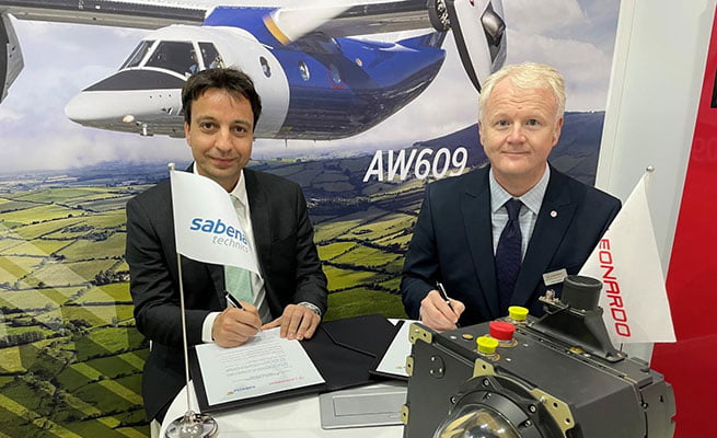 Leonardo-and-Sabena-technics-partner Miysis DIRCM is in full production and available today.