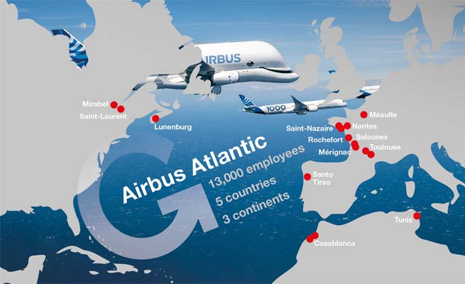 airbus Airbus Atlantic will be an essential element in the group’s value chain and will play a key role with regard to the aerostructure supply chain