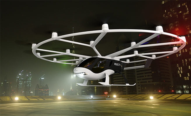 volocopter Volocopter performed a crewed test flight outside Paris, France.