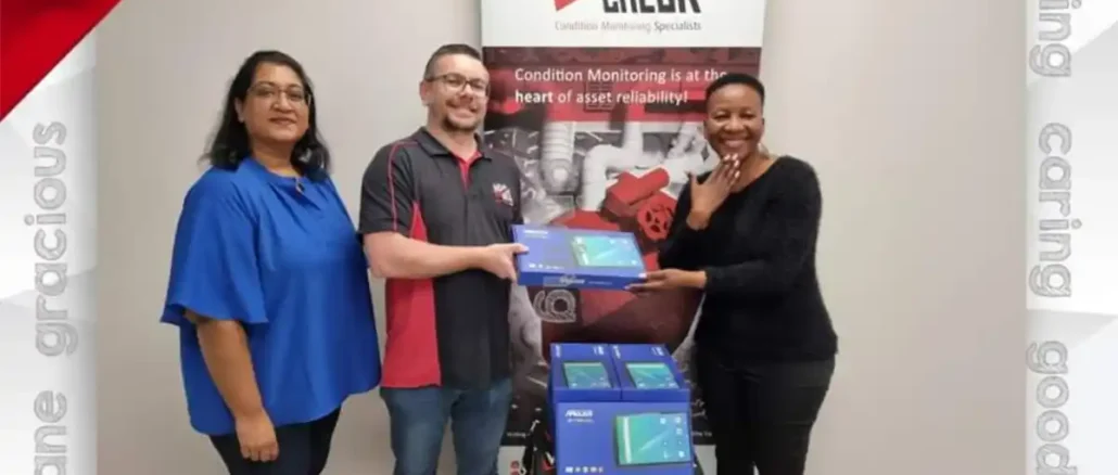 wearcheck school WearCheck recently donated 10 tablets to the school.