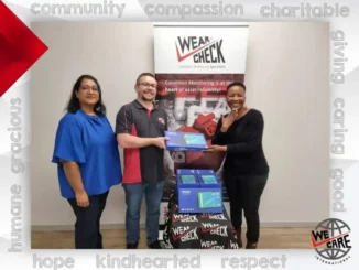 WearCheck recently donated 10 tablets to the school.