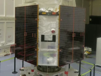 The CSO-3 satellite in the Airbus cleanroom